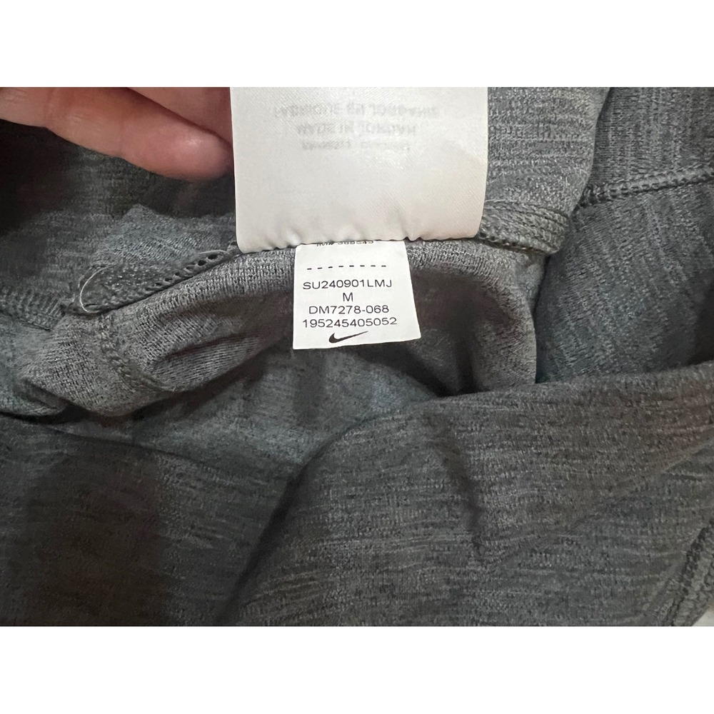 Nike Dri-FIT Womens Leggings Medium Gray Athletic Workout - Picture 6 of 7